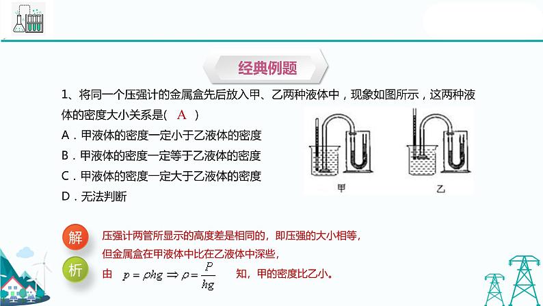 沪教版九年级上册物理第六章第三节《液体内部的压强》（30张PPT）06