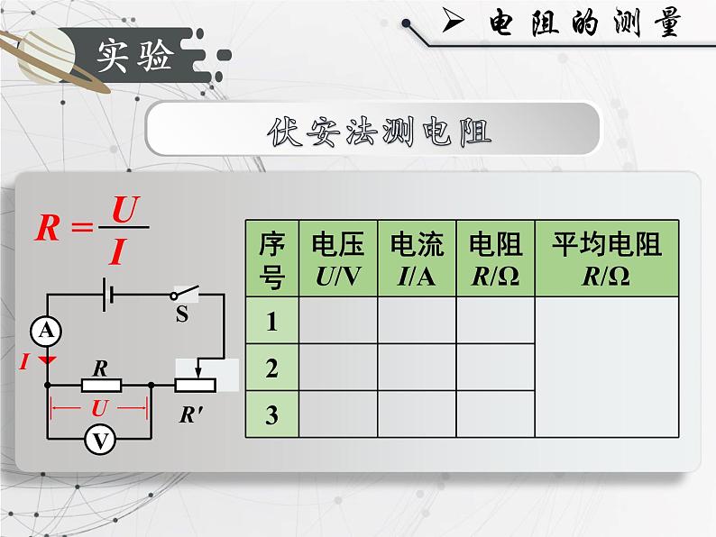 人教版九年级《电阻的测量》课件第6页