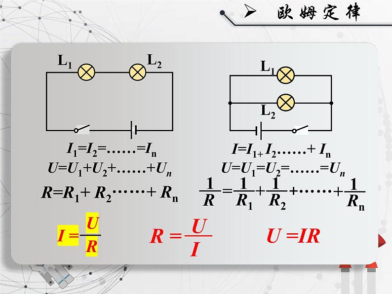 人教版九年级《欧姆定律在串、并联电路中的应用》课件第2页