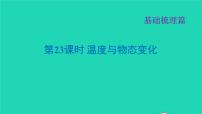 福建省2021年中考物理一轮复习第23课时温度与物态变化基础知识理课件