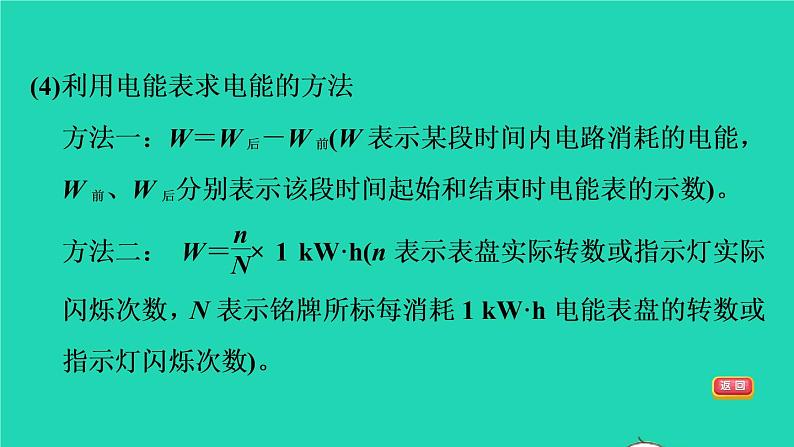 福建省2021年中考物理一轮复习第32课时电流做功与电功率基础知识梳理课件第7页