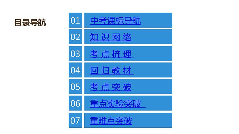 最新中考物理复习课件中考物理第一部份--课堂本第二板块   第八讲第2页