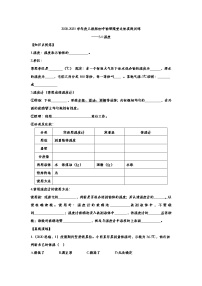 初中物理人教版八年级上册第1节 温度课时训练