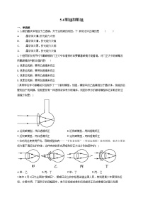 初中物理第4节 眼睛和眼镜课堂检测