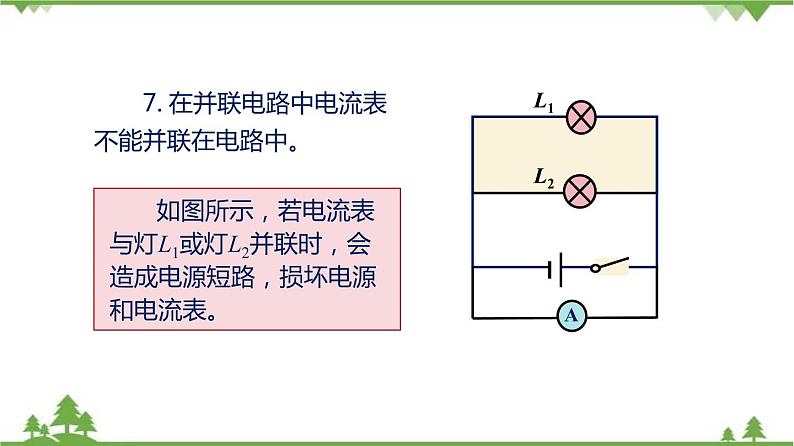 第七章 专题三 并联电路故障分析-九年级物理上册  同步教学课件（沪教版）07