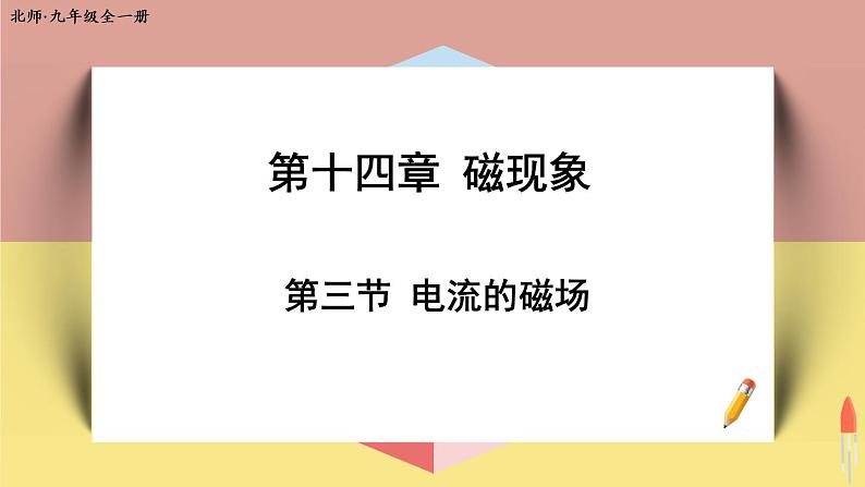 北师大版九年级物理全一册 14.3《电流的磁场》课件+素材01