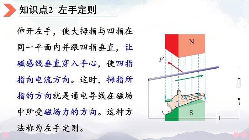 北师大版九年级物理全一册 14.5《磁场对通电导线的作用力》14.6《直流电动机》课件+素材08