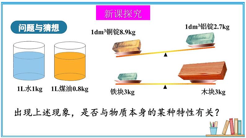 北师大版八年级上册物理2.3《学生实验：探究物质的一种属性——密度》课件07