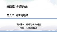初中物理沪科版八年级全册第四章 多彩的光第六节 神奇的眼睛一等奖ppt课件