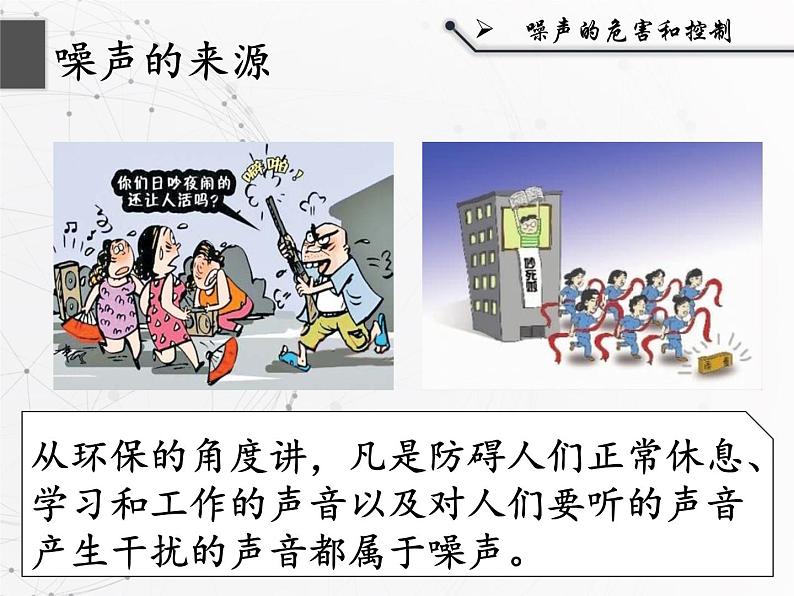 人教版物理八年级上册《噪声的危害和控制》课件第5页