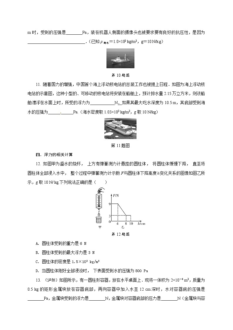 中考物理--选填类计算题专练  含答案第3页