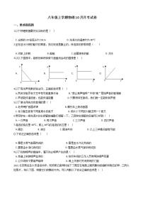2020-2021年重庆市八年级上学期物理10月月考试卷附答案