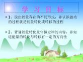 沪科版九年级物理全一册教学课件：20.1 能量的转化与守恒定律