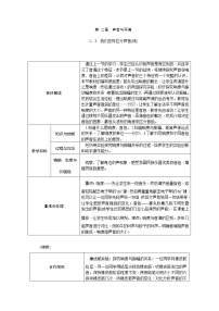 粤沪版八年级上册3 我们怎样区分声音（续）学案设计