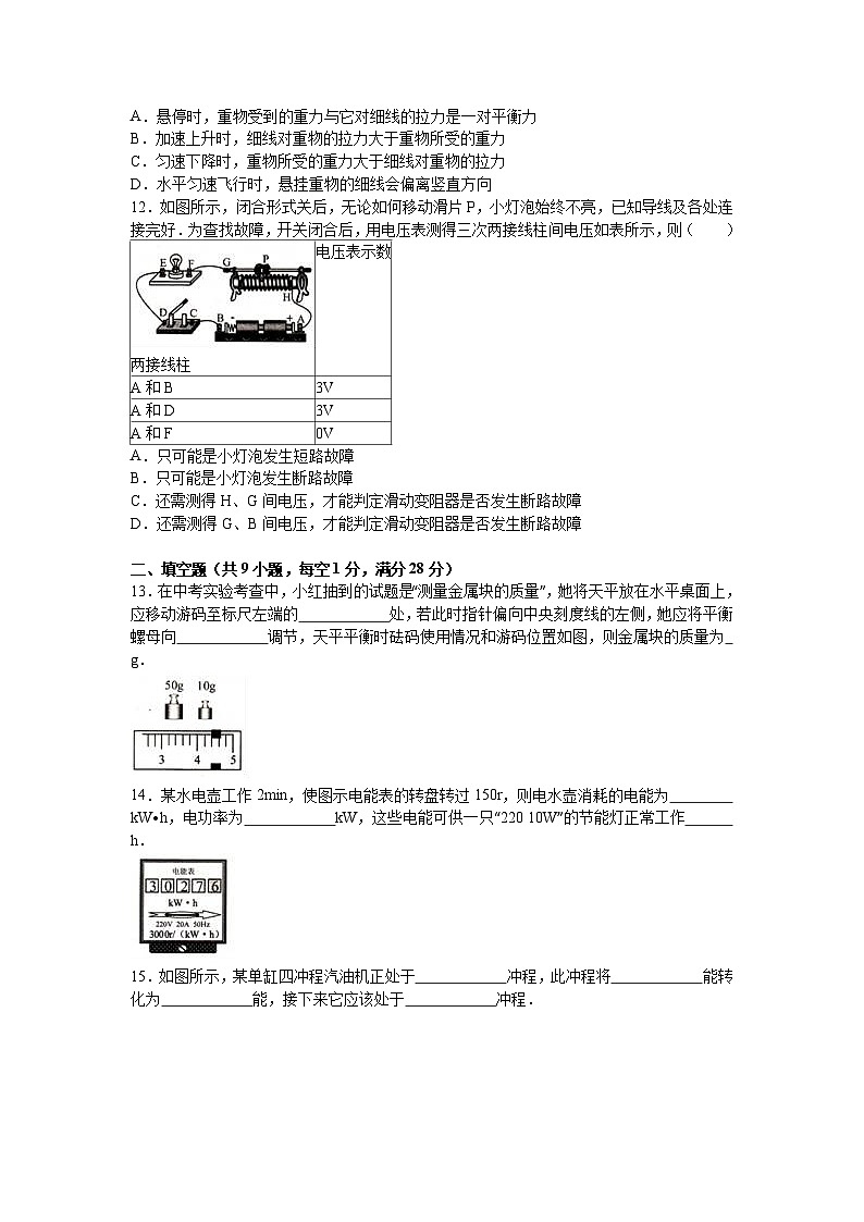 2016年江苏省镇江市中考物理试卷（解析版）03
