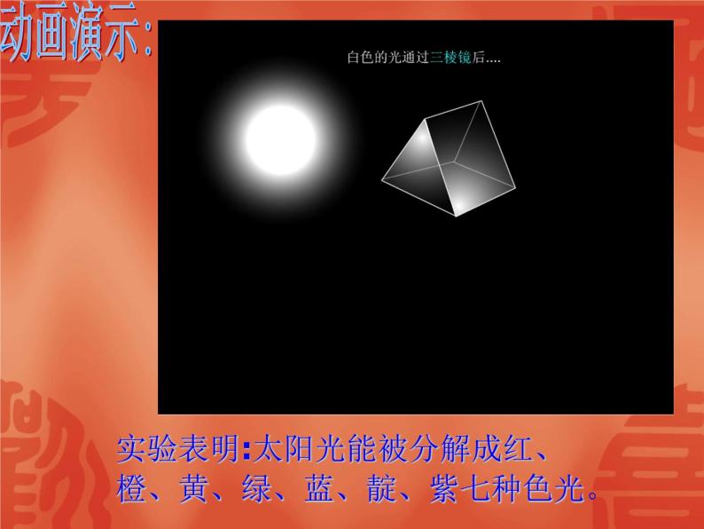 上海教育版物理八上2.4《光的色散》ppt课件05