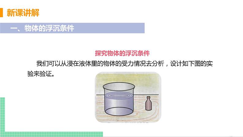 2021年初中物理人教版八年级下册 第十章 第3节  物体的浮沉条件及应用 课时1  课件第6页