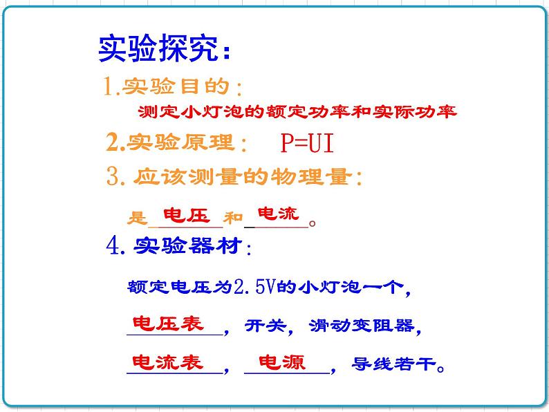 2021年初中物理人教版九年级全一册 第十八章 18.3 测量小灯泡的功率 课件03