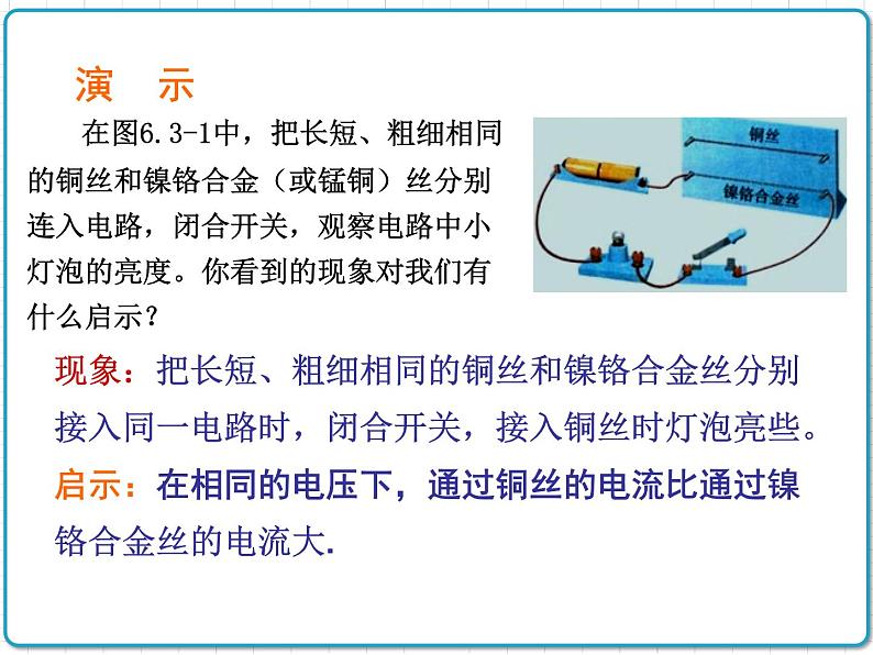 2021年初中物理人教版九年级全一册 第十六章 16.3 电阻 课件第3页