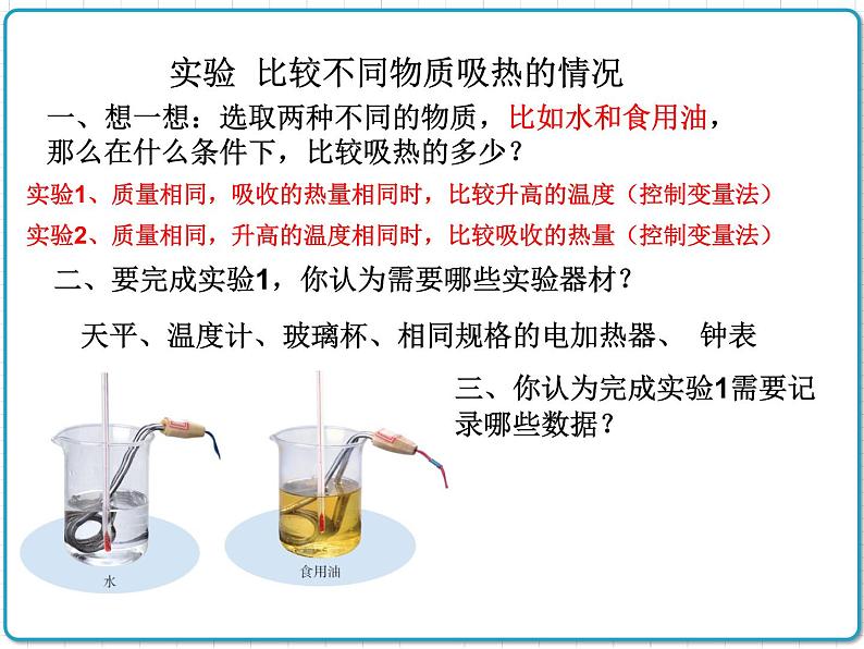 2021年初中物理人教版九年级全一册 第十三章 13.3 比热容 课件第3页
