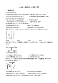 2020-2021年广东省揭阳市九年级上学期物理12月联考试卷附答案