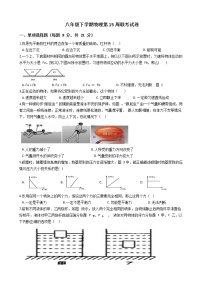 2020-2021年广东省茂名市九校联考八年级下学期物理第15周联考试卷附答案