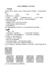 2020-2021年黑龙江铁力市八年级上学期物理12月月考试卷附答案