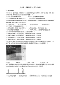 2020-2021年江苏省海安市八校八年级上学期物理12月月考试卷附答案