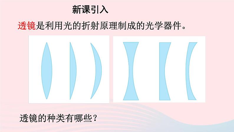 2020秋八年级物理上册第四章二透镜课件新版苏科版02