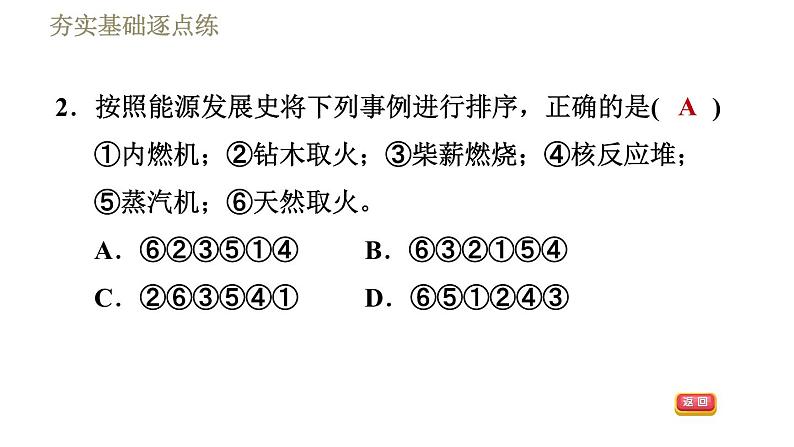 沪粤版九年级下册物理习题课件 第20章 20.1能源和能源危机05