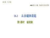 沪粤版九年级下册物理习题课件 第16章 16.1.1磁现象