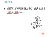 沪粤版九年级下册物理习题课件 第17章 17.1    关于电动机转动的猜想