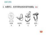 沪粤版九年级下册物理习题课件 第17章 17.1    关于电动机转动的猜想