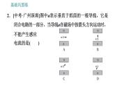 沪粤版九年级下册物理习题课件 第17章 17.3   发电机为什么能发电