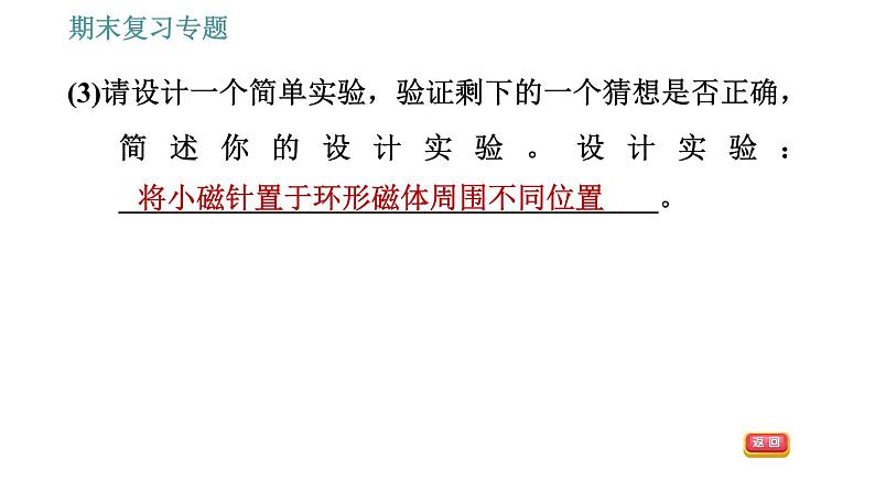 沪粤版九年级下册物理习题课件 期末复习专题 专题1　实验专题08