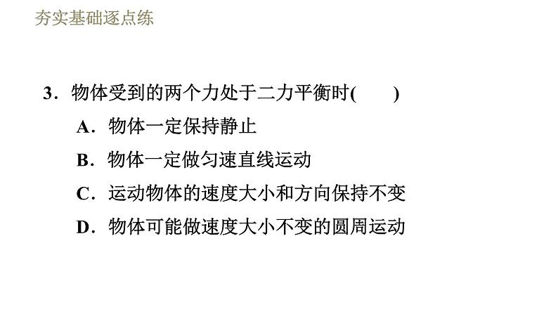 苏科版八年级下册物理课件 第9章 9.1二力平衡第6页