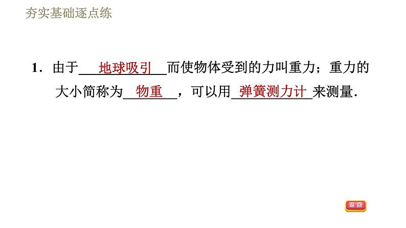 苏科版八年级下册物理课件 第8章 8.2重力　力的示意图第5页