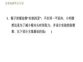 苏科版八年级下册物理课件 第8章 全章高频考点专训  专训2  思想方法专题