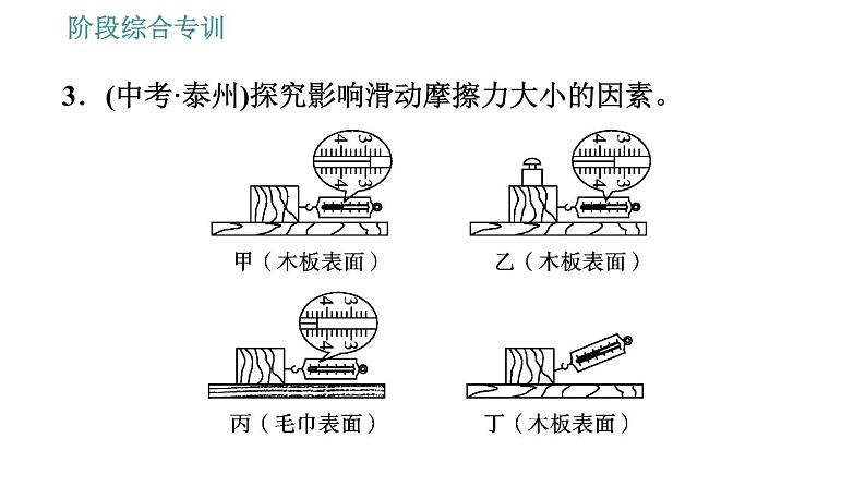 人教版八年级下册物理 第8章 习题课件08