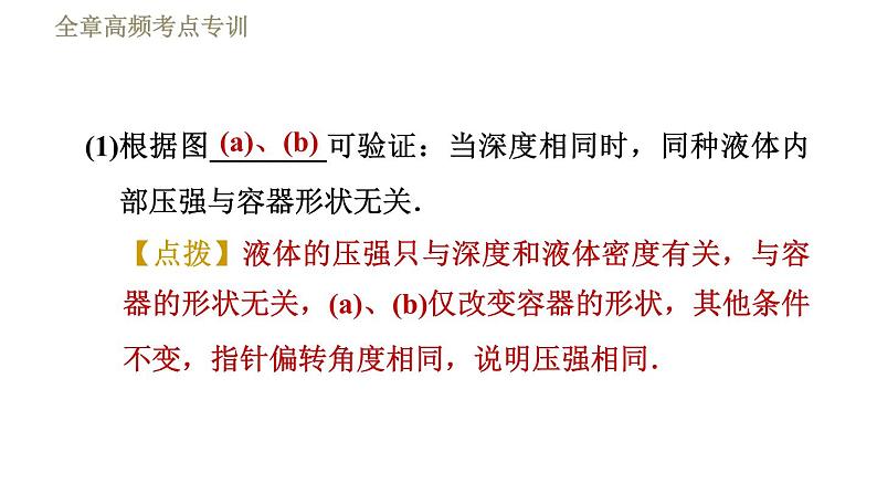 苏科版八年级下册物理课件 第10章 全章高频考点专训  专训3  实验探究专题第7页