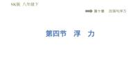 苏科版八年级下册第十章 压强和浮力综合与测试习题ppt课件