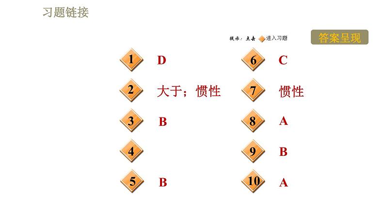 人教版八年级下册物理课件 第8章 8.1.2惯　性02