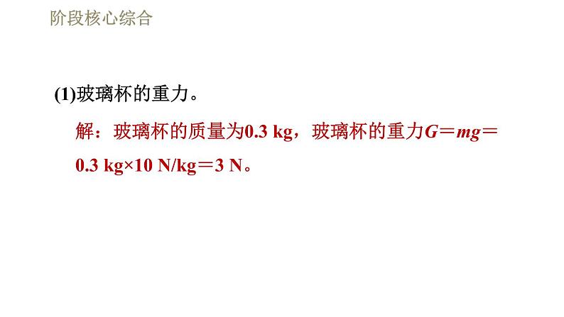 人教版八年级下册物理课件 第9章 阶段核心综合  专训1  固体和液体压强的计算第4页