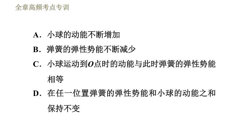 鲁科版八年级下册物理课件 第10章 全章高频考点专训  专训1  机械能及其转化06