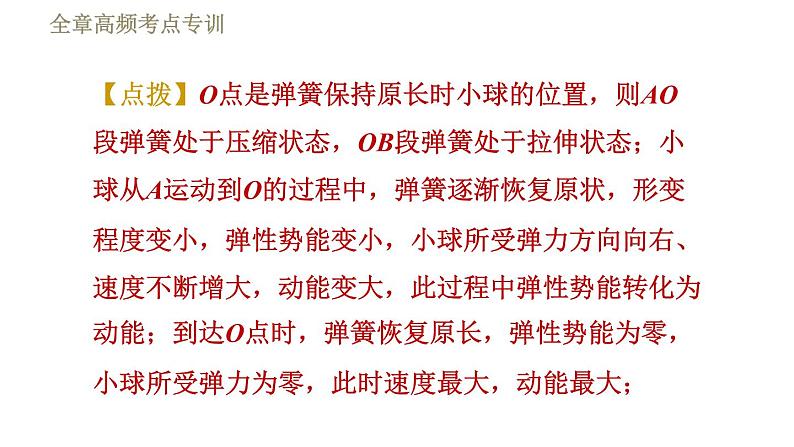 鲁科版八年级下册物理课件 第10章 全章高频考点专训  专训1  机械能及其转化07