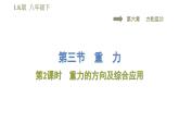 魯科版八年級下冊物理課件 第6章 6.3.2重力的方向及綜合應(yīng)用