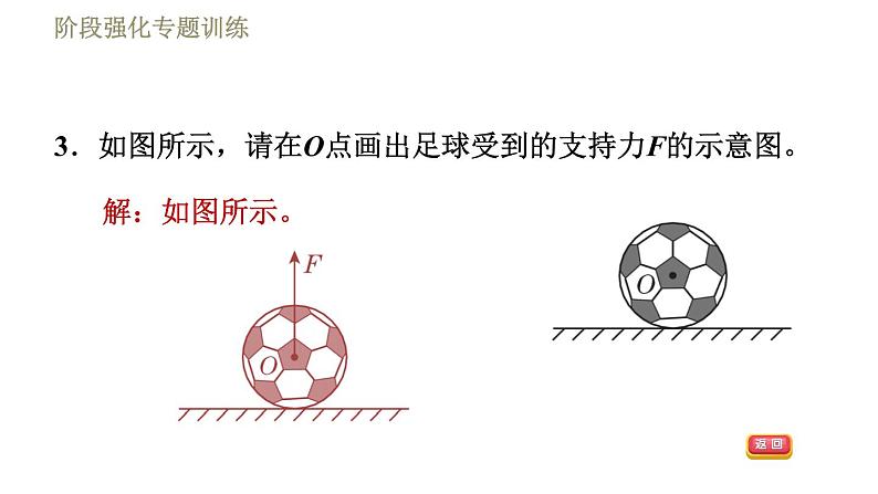 鲁科版八年级下册物理课件 第6章 阶段强化专题训练（一）  专训1  力的作图06