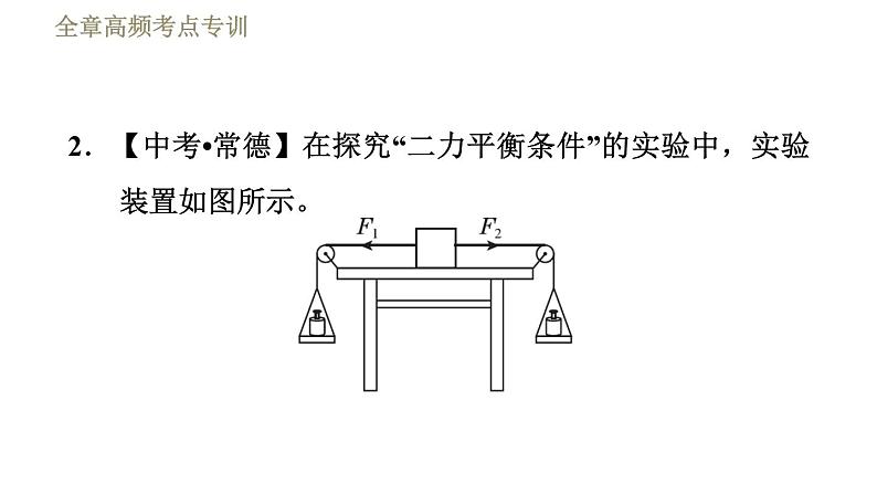 鲁科版八年级下册物理课件 第6章 全章高频考点专训  专训2  探究力的规律08