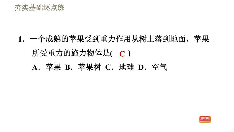 鲁科版八年级下册物理课件 第6章 6.3.1重力的大小04