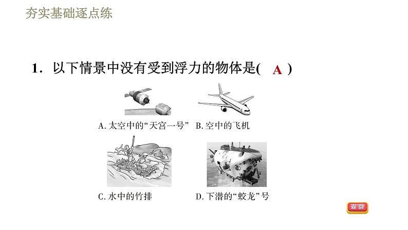 教科版八年级下册物理课件 第10章 10.2认识浮力04